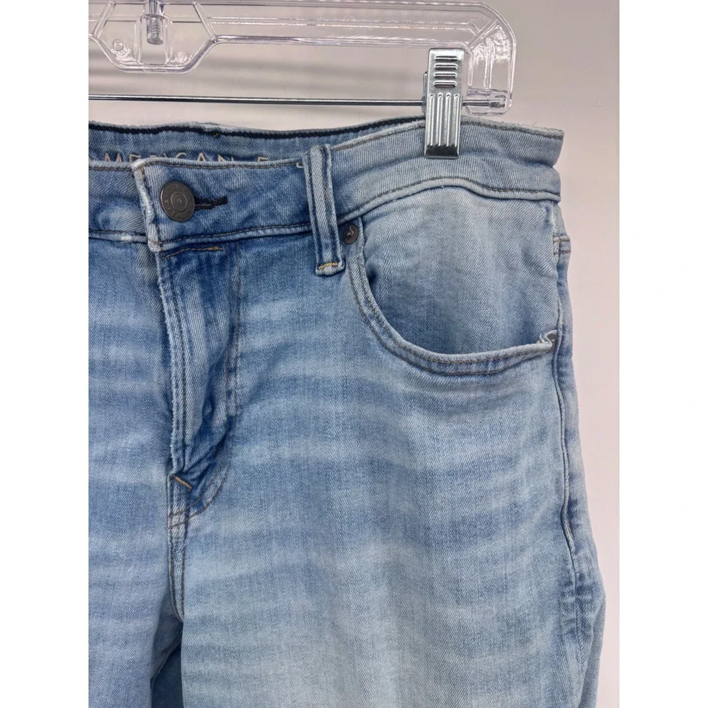 American Eagle Mens‎ Airflex+ Slim Fit Light Wash Denim Jeans - 33x32